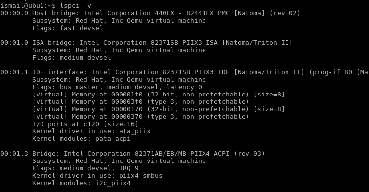 Print Detailed PCI Information