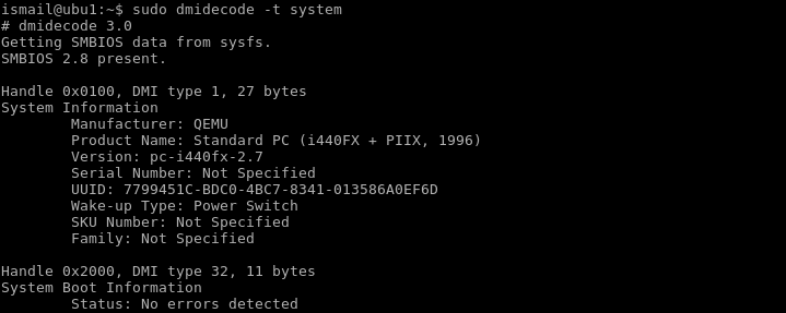 Print Chassis Information