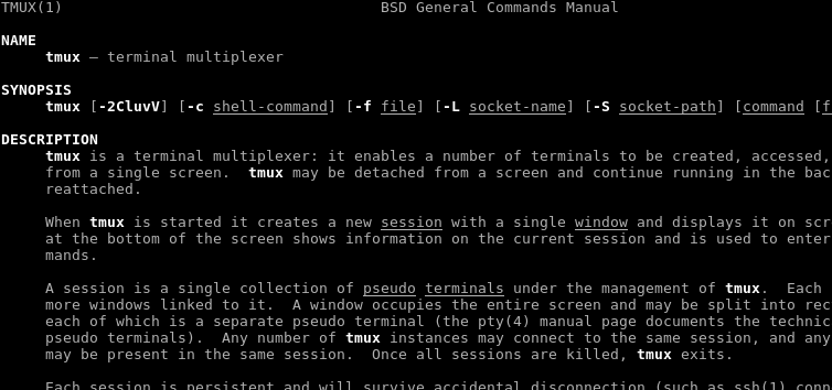 Tmux Man