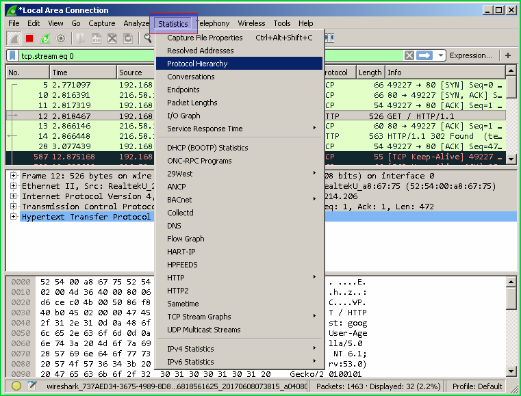 Packet Statistics