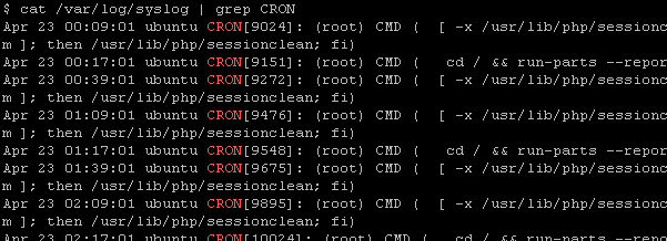 Check Cron Log Lines