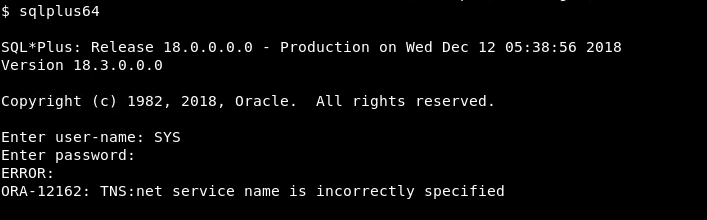 Oracle“ORA-12162:TNS:net service name is incorrectly specified”错误及解决方案-yiteyi-C++库