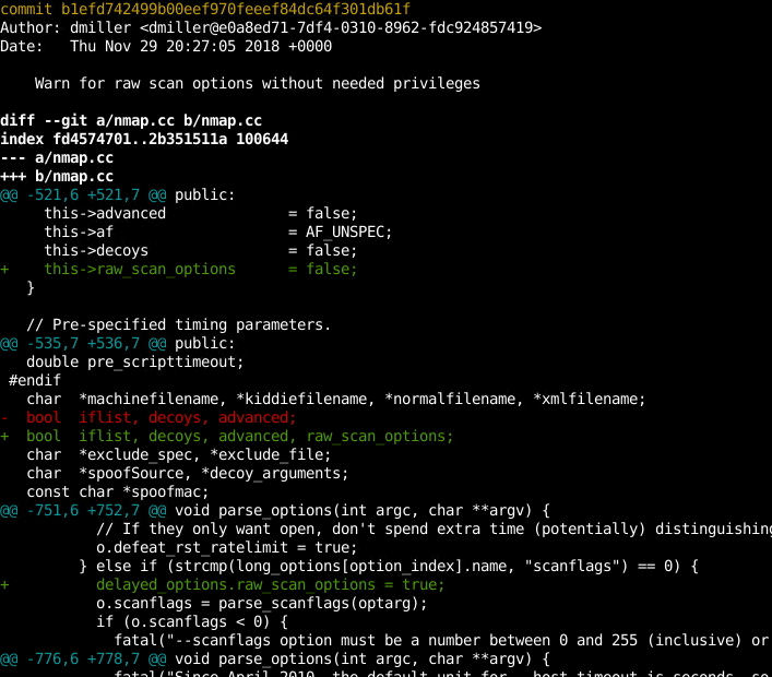 Print Specific Commit In Detail